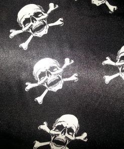 Raso estampado - Calaveras