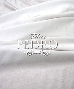Alternative view of Punto de licra Liso - Color Blanco