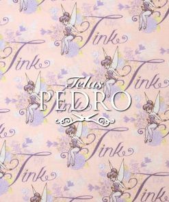 Alternative view of Popelín algodón estampado (patchwork) - Campanilla fondo rosa