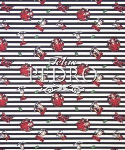Popelín algodón estampado (patchwork) - La casa de papel personajes