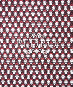 Popelín algodón estampado (patchwork) - La casa de papel caras