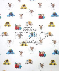 Popelín algodón estampado (patchwork) - Topito Terremoto