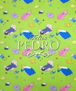 Popelín algodón estampado (patchwork) - Hora de Aventuras