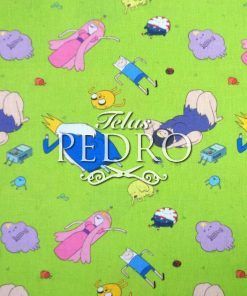 Alternative view of Popelín algodón estampado (patchwork) - Hora de Aventuras