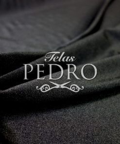 Alternative view of Punto de licra liso - Color Negro - AGOTADO TEMPORALMENTE