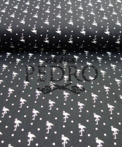 Popelín algodón estampado (patchwork) - Flamingo