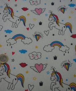 Loneta estampada Unicornios