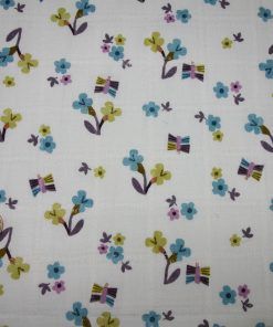 Algodón estampado – Serie Aldo  azul