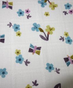 Alternative view of Algodón estampado – Serie Aldo  azul