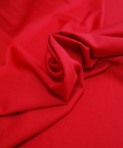 Alternative view of Punto de licra liso brillante – Color Rojo