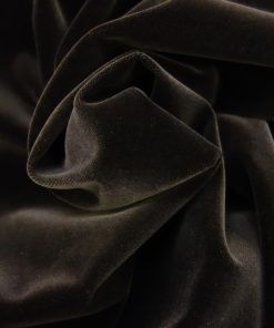Terciopelo liso algodón 100% – Color Marrón