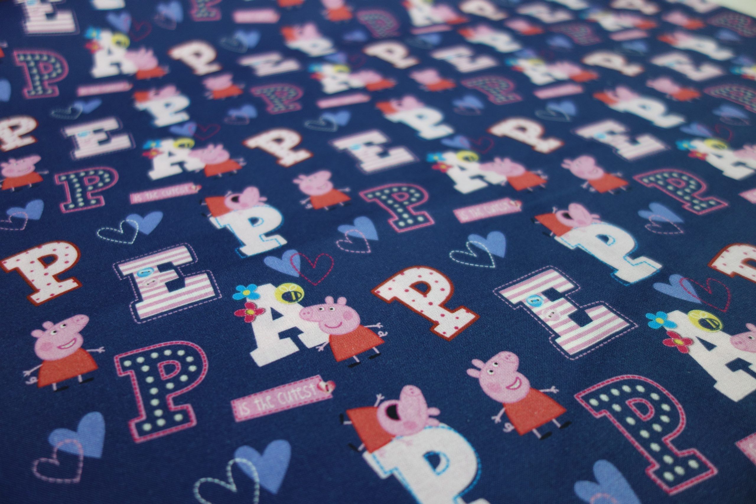 Popelín algodón estampado (patchwork) – Serie peppa pig - Imagen 4
