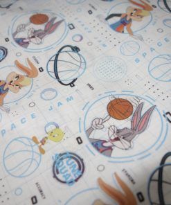 Alternative view of Popelín algodón estampado (patchwork) – Serie Space Jam