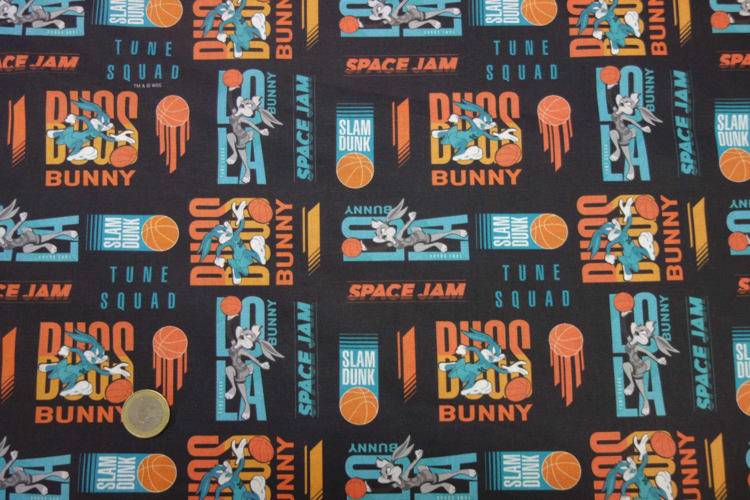 Popelín algodón estampado (patchwork) – Serie Slam Dunk