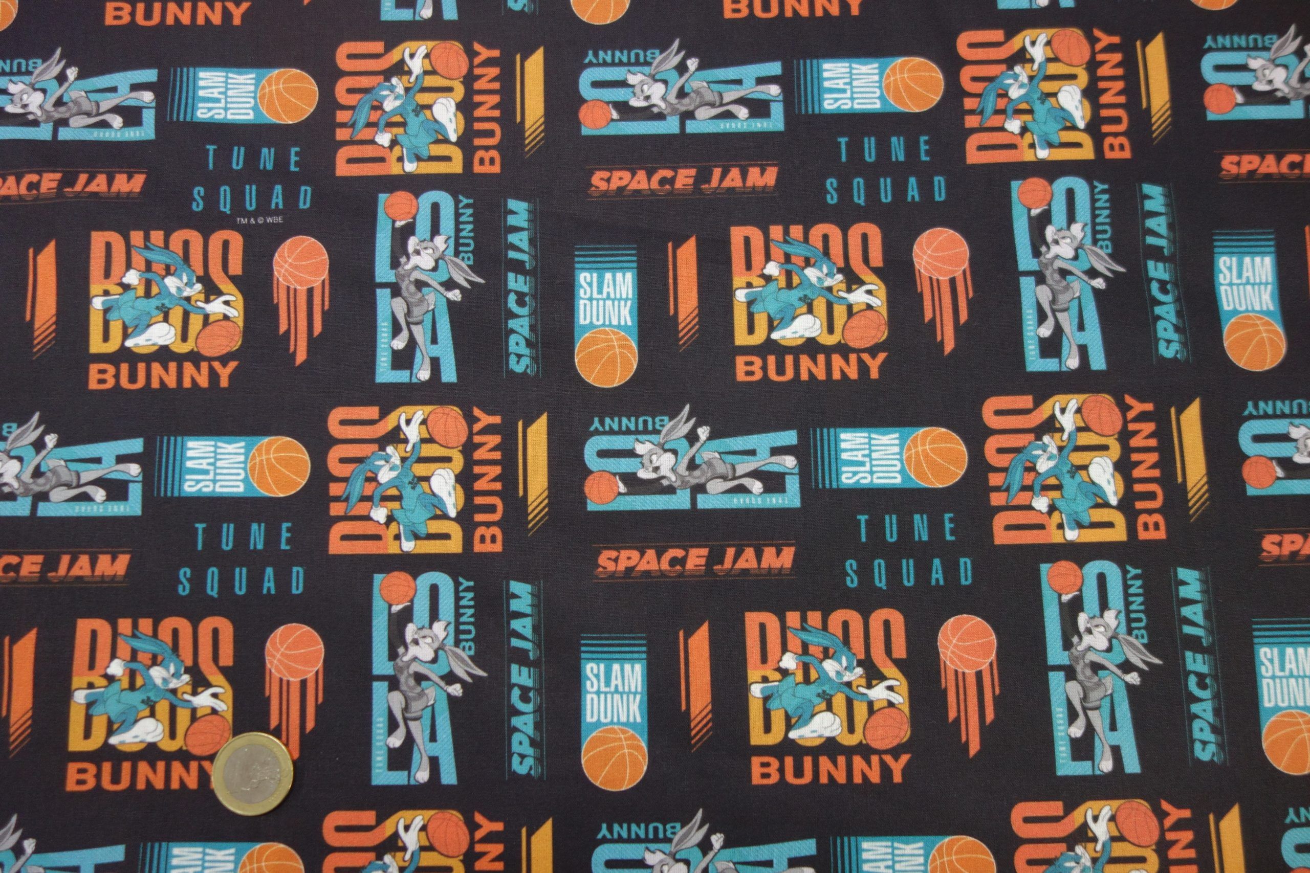 Popelín algodón estampado (patchwork) – Serie Slam Dunk - Imagen 2