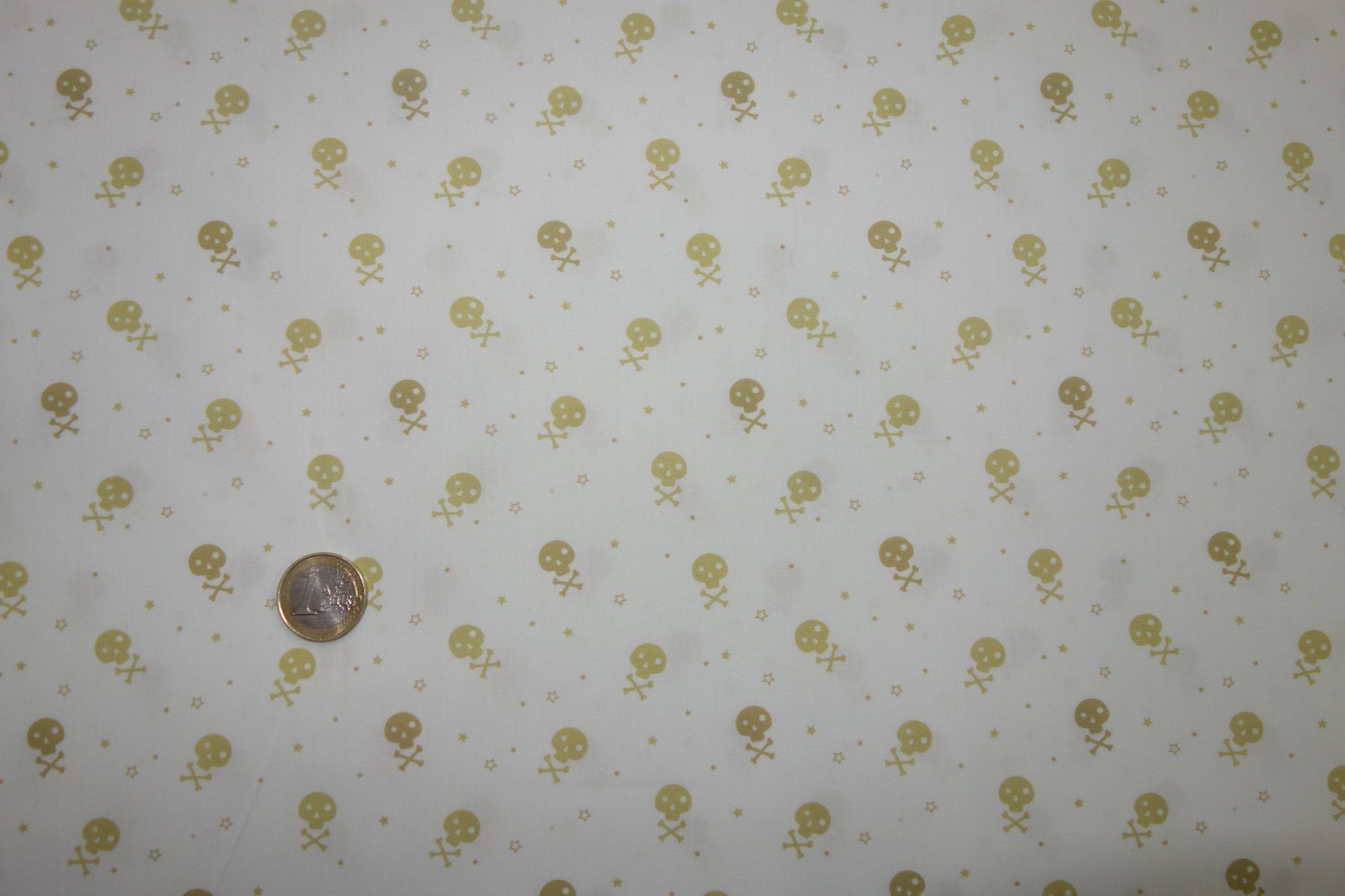 Popelín algodón estampado (patchwork) – Serie Calaveras minis - Imagen 4