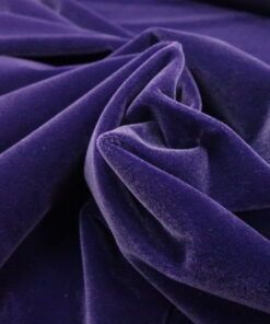 Terciopelo liso poliester 100% – Color morado