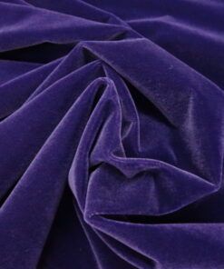 Alternative view of Terciopelo liso poliester 100% – Color morado