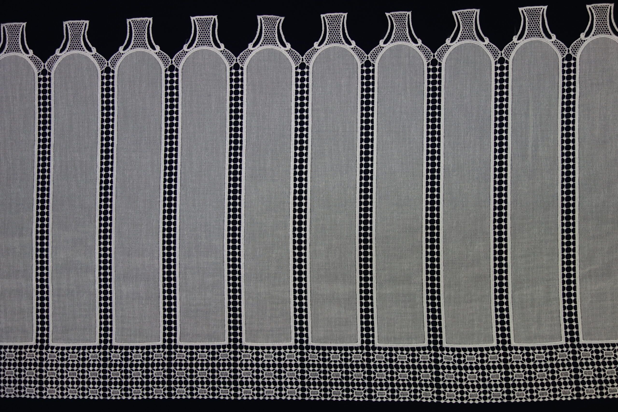 Visillo palas tono natural - Serie Catalina