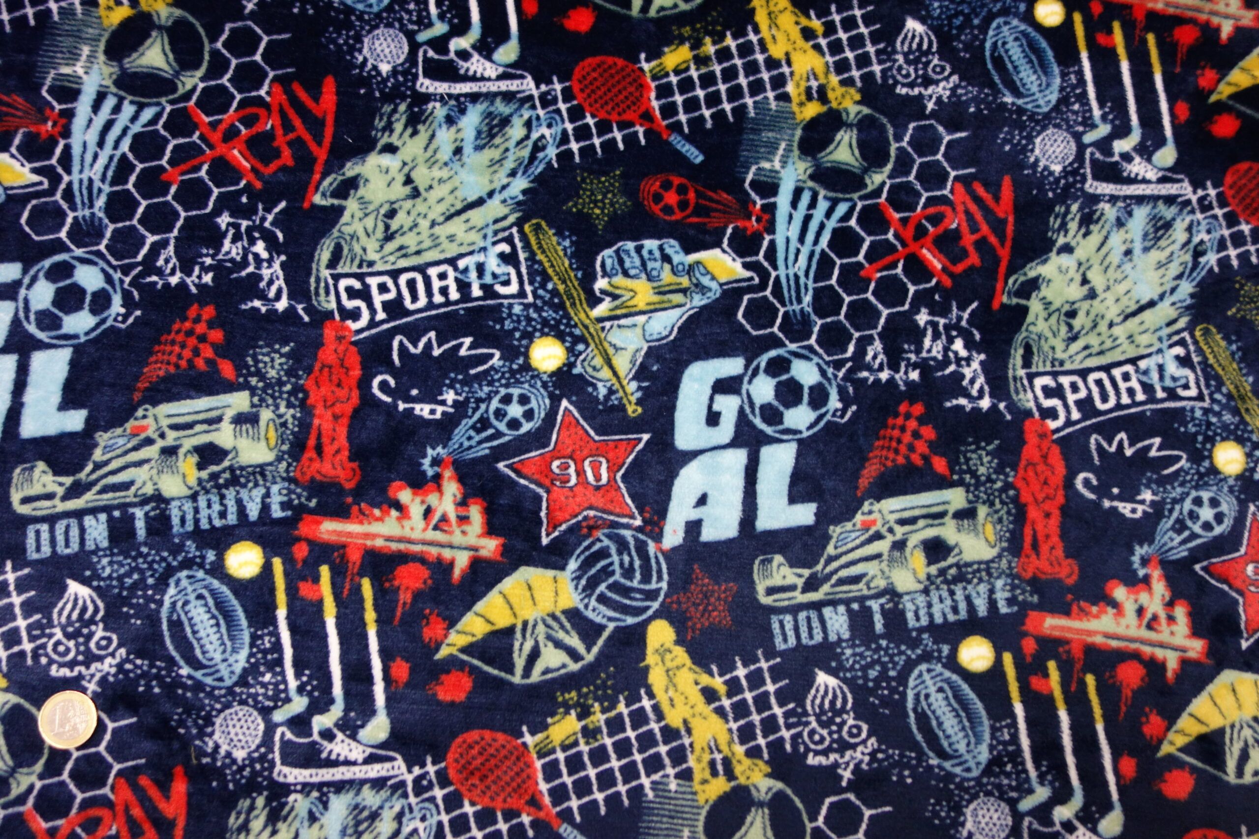Tejido Coral o Coralina estampada – Deportes
