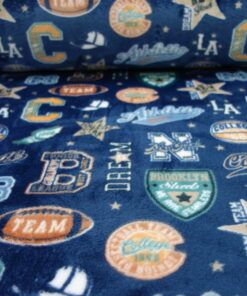 Tejido Coral o Coralina estampada – Deportes escudos