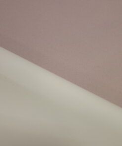 Foscurit ignífugo o Tejido oscurante reversible - Color rosa empolvado con reverso blanco