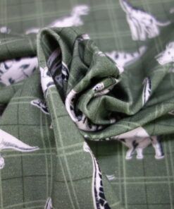 Alternative view of Punto de algodón estampado – Serie Roar