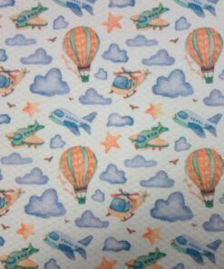 Piqué de nido de abeja estampado – Serie Charlie