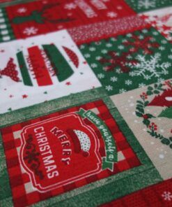 Alternative view of Loneta Navidad – Serie patchwork navidad