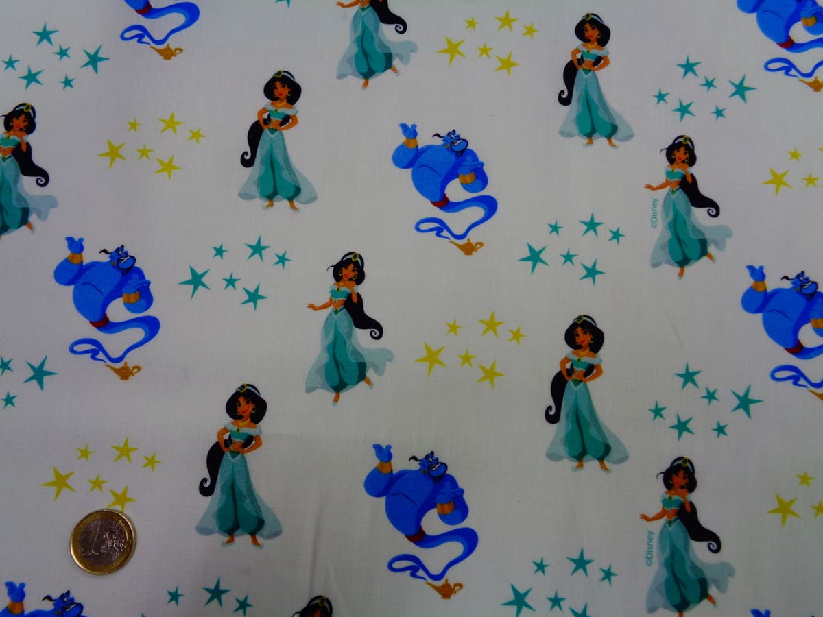 Popelín algodón estampado (patchwork) – Jasmine y el Genio de la lámpara