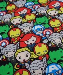 Alternative view of Popelín algodón estampado digital (patchwork) Americano – Mini Marvel