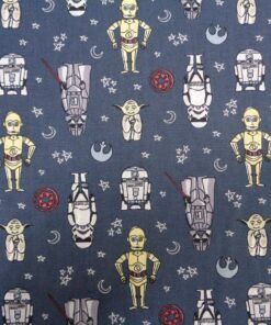 Popelín algodón estampado digital (patchwork) Americano – Star Wars