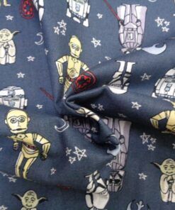 Alternative view of Popelín algodón estampado digital (patchwork) Americano – Star Wars