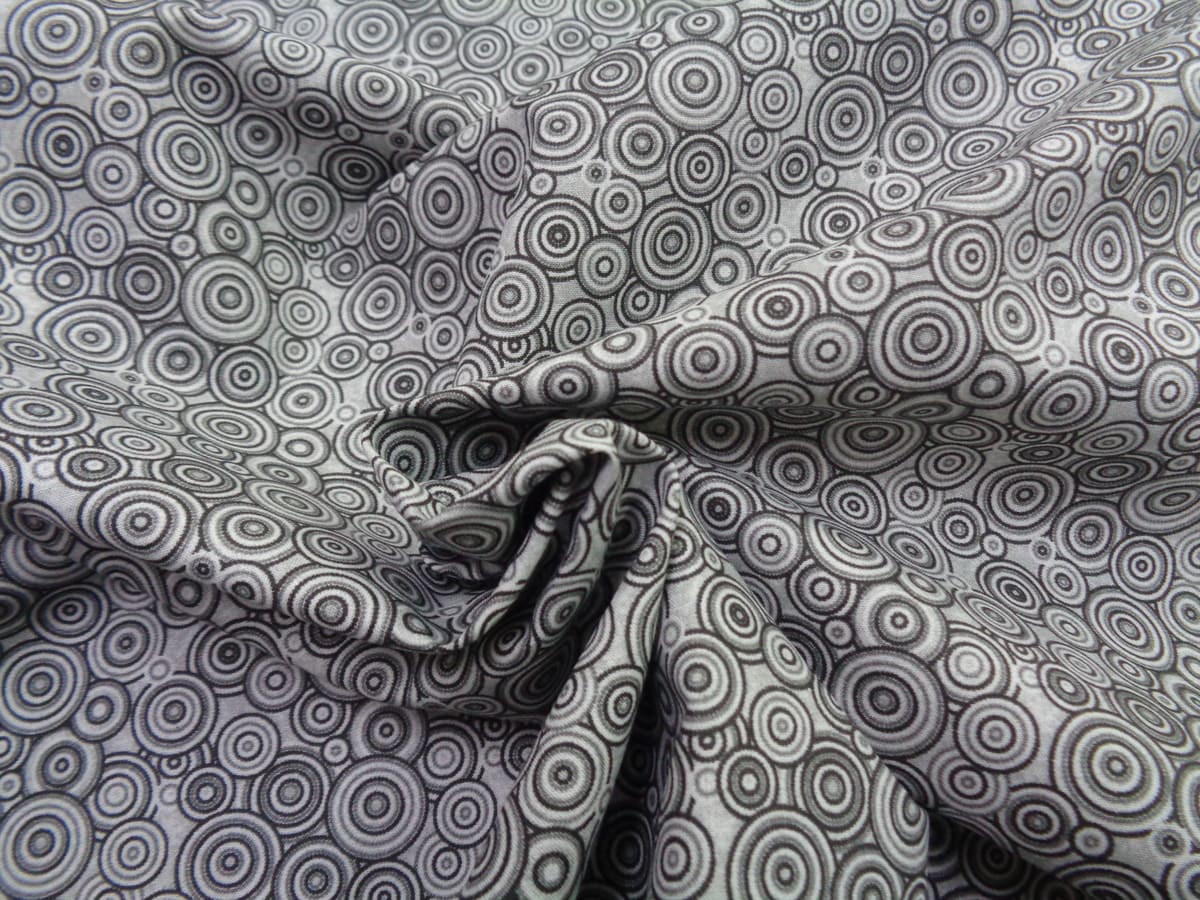 Popelín algodón estampación (patchwork) – Serie Círculos concéntricos - Imagen 3