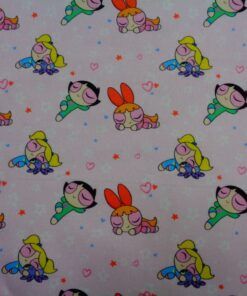 Popelín algodón estampado (patchwork) – Las Supernenas power puff