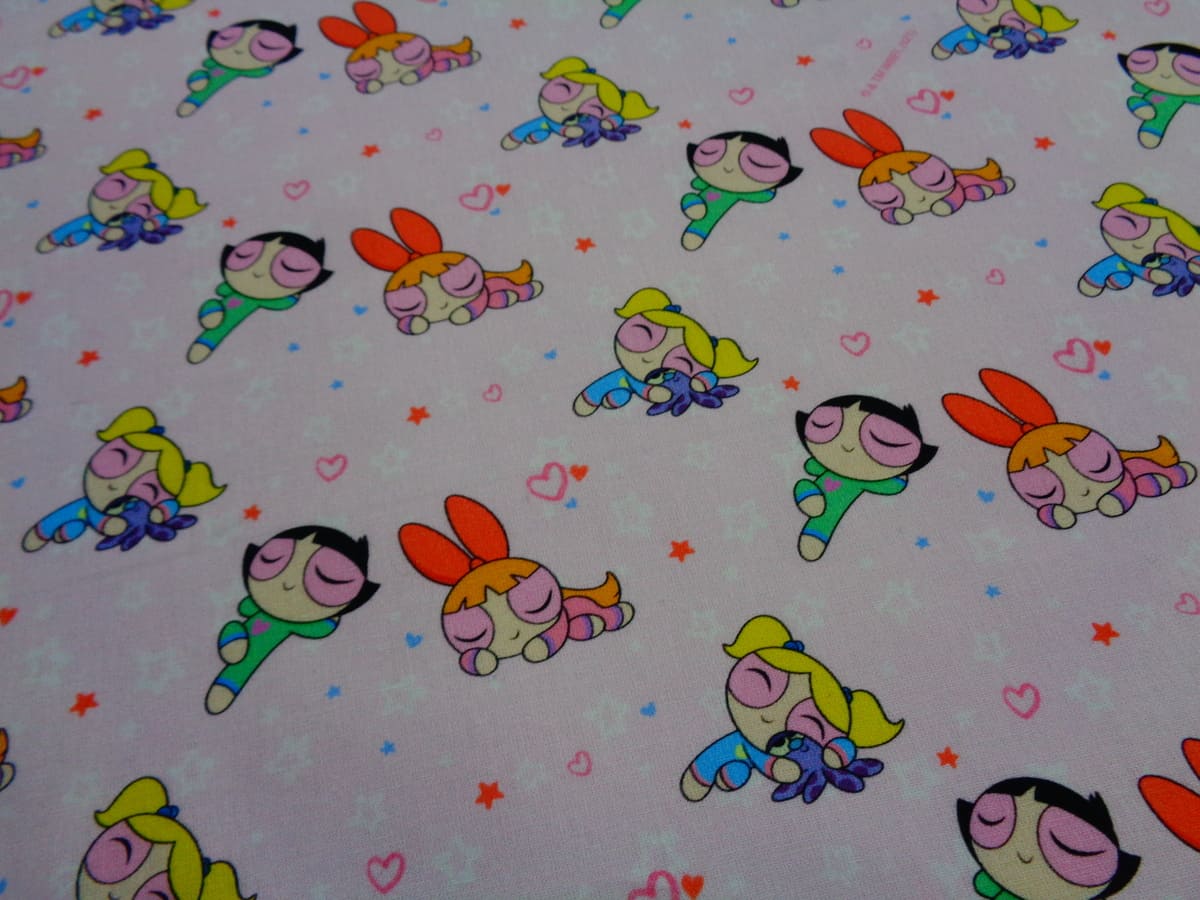 Popelín algodón estampado (patchwork) – Las Supernenas power puff - Imagen 3