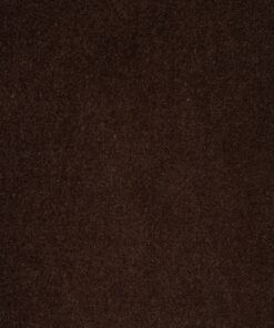 Terciopelo liso poliester 100% – Color marrón chocolate oscuro