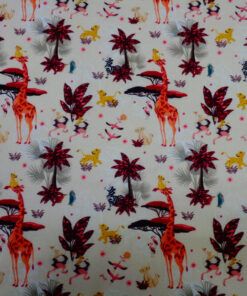 Popelín algodón estampado digital (patchwork) – Rey Leon