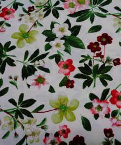 Loneta estampada flores – Serie Herbolario