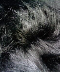 Alternative view of Pelo liso largo jaspeado (negro) – Serie Topacio