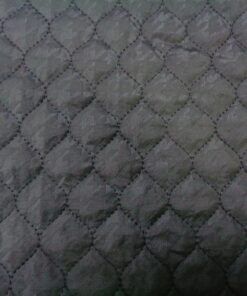 Acolchado pespunteado jacquard pata de gallo - Color negro