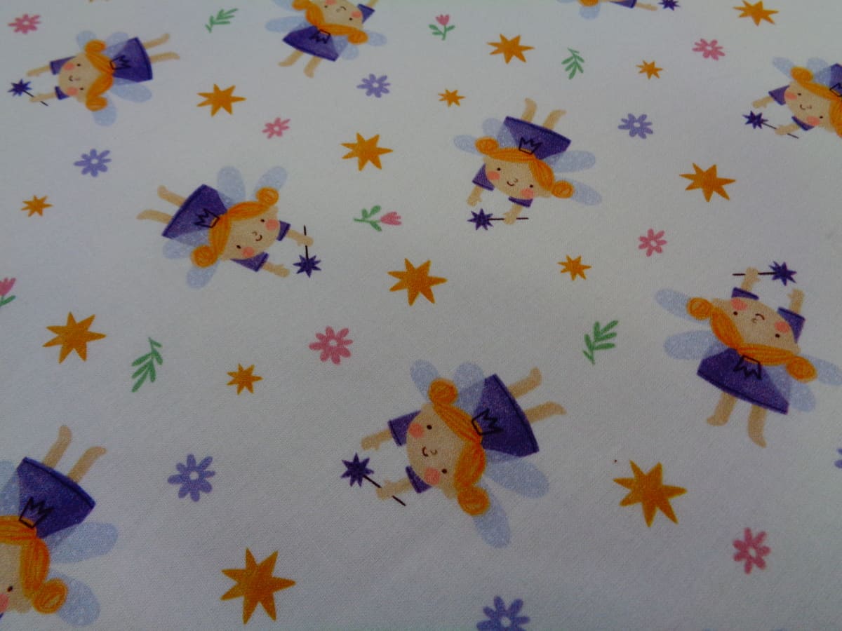 Popelín algodón estampado (patchwork) – Serie Amelia Hadas - Imagen 2
