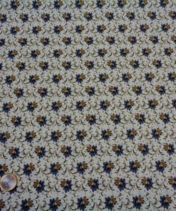 Popelín algodón estampado (patchwork) – Serie Hades Flores Gris
