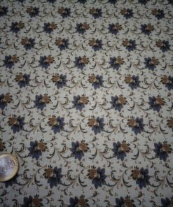 Alternative view of Popelín algodón estampado (patchwork) – Serie Hades Flores Gris