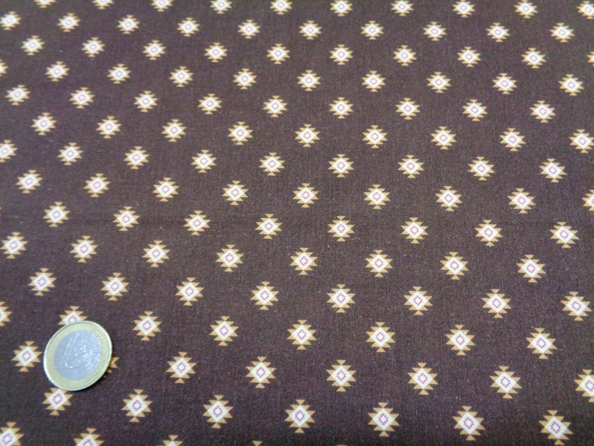 Popelín algodón estampado (patchwork) – Serie Geometricos Chip
