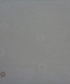 Panot bordado  blanco natural – Serie Medas - Ancho 80cm. aprox.