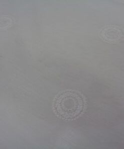 Alternative view of Panot bordado  blanco natural – Serie Medas - Ancho 80cm. aprox.