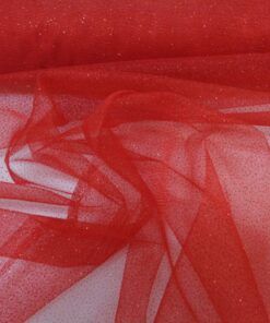 Alternative view of Tul fantasia purpurina – Color Rojo
