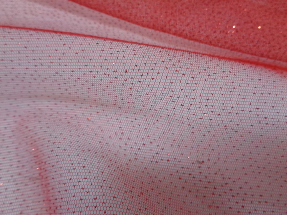 Tul fantasia purpurina – Color Rojo - Imagen 3