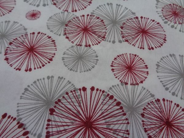 Popelín algodón estampado (patchwork) – Serie Seronda Granate Diente de Leon - Imagen 3